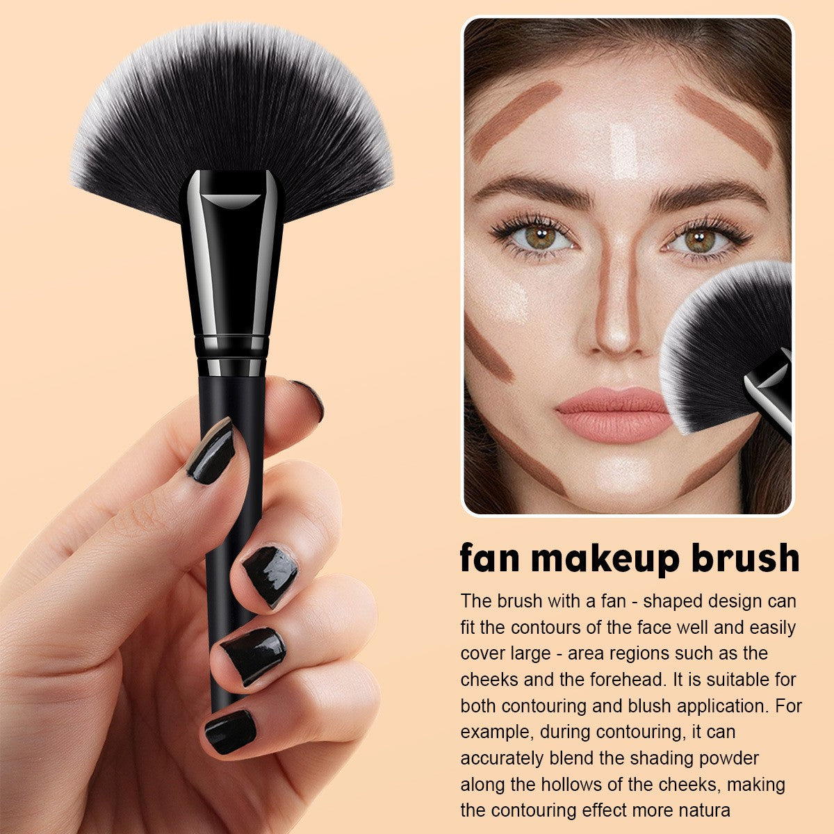 Set de 25 Brochas de Maquillaje Profesionales para Rostro y Ojos